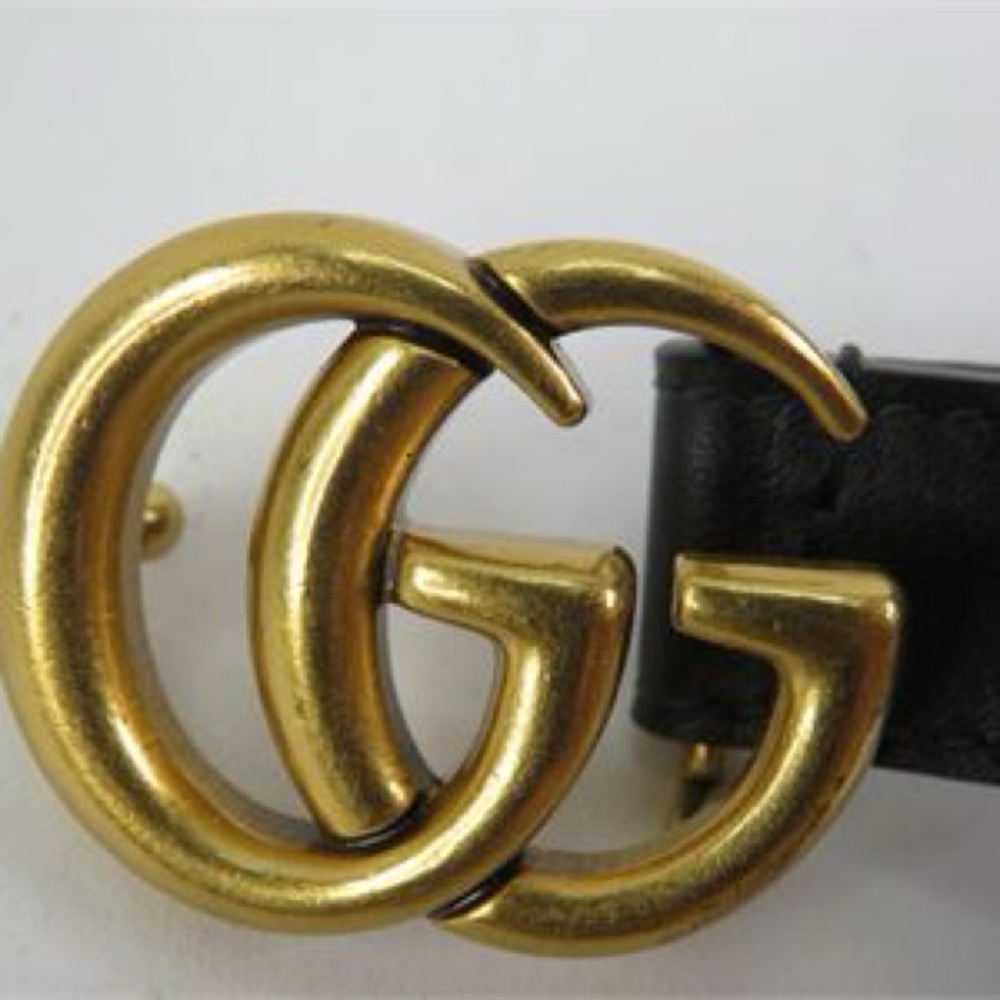 Gucci leather belt 1”wide - $240! Amazing deal - Picture 3 of 9